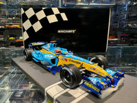 Renault - F1 R25 n.1 (2005) 1:18 - 3rd Brazil GP - F. Alonso - World Champion - Minichamps