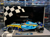 Renault - F1 R25 (2005) 1:18 - Winner San Marino GP - F. Alonso - World Champion - Minichamps