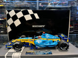 رينو - F1 R25 n.1 (2005) 1:18 - جائزة البرازيل الثالثة - إف ألونسو - بطل العالم - ميني تشامبس 