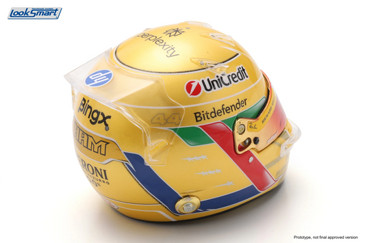 Lewis Hamilton Silverstone GP 2026 Helmet 1:5 - Helmet Ferrari - LSHEL037 - Looksmart