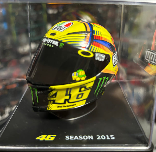 agv k1 rossi soleluna 2015 helmet LRL Motors AGV Unisex-Adult Full Face K-1