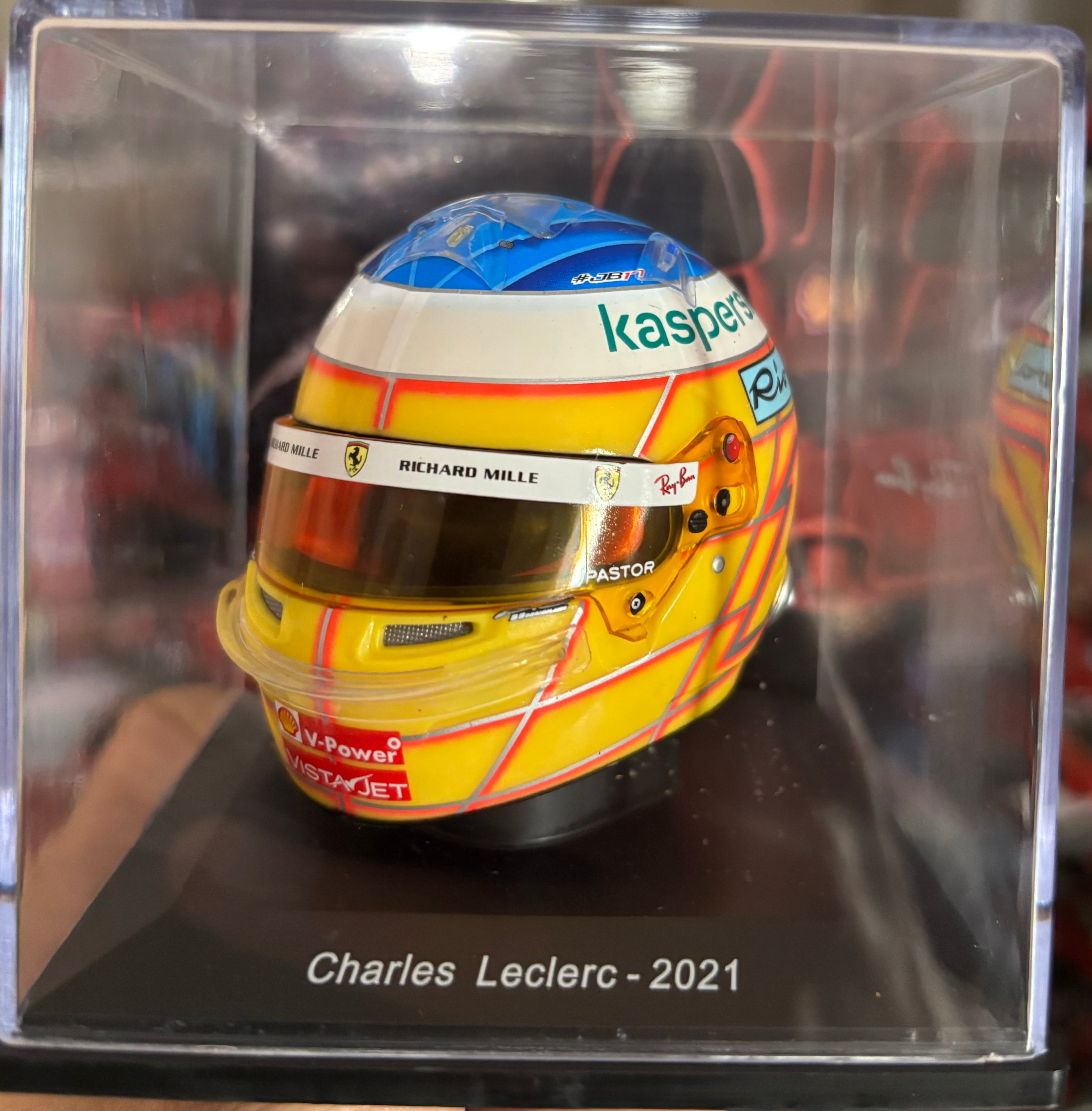 Charles Leclerc - 2021 GP France - Helmet 1:5 - Spark – Triple