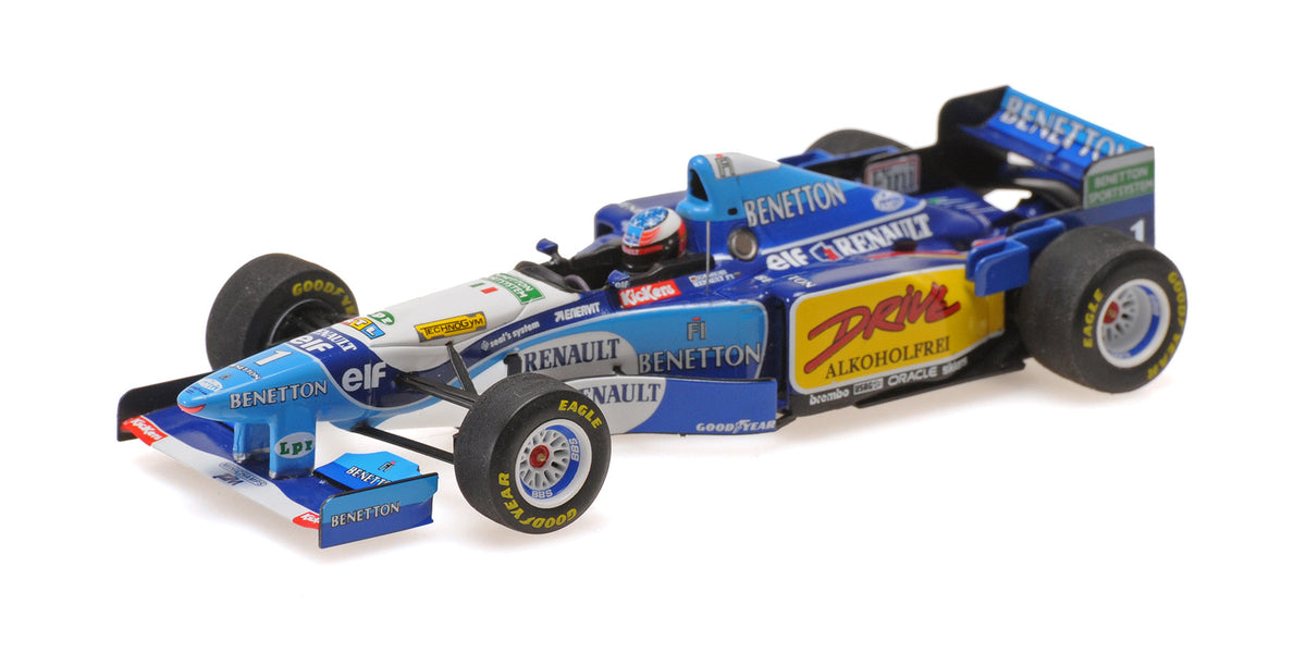 Benetton Renault B195 n°1 (1995) 1:43 - Michael Schumacher - Winner French GP - Minichamps