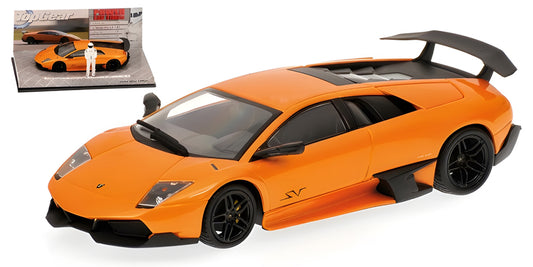 LAMBORGHINI MURCIELAGO LP 670-4 SV 2009 ORANGE TOP GEAR - 1/43 - Minichamps