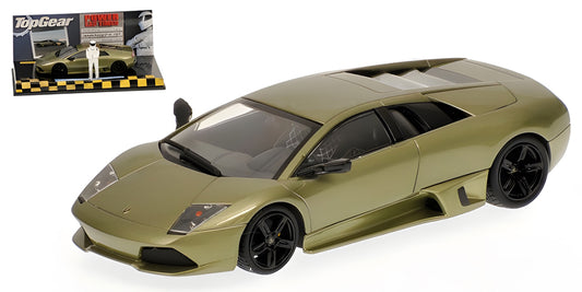 LAMBORGHINI MURCIELAGO LP 640 GREEN METALLIC TOP GEAR - 1/43 - Minichamps