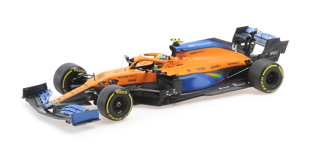 McLAREN RENAULT MCL35 LANDO NORRIS 3RD PLACE AUSTRIAN GP 2020 - 1/18 - Minichamps