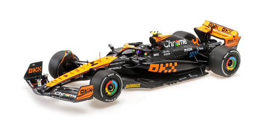 McLAREN MCL60 LANDO NORRIS 2ND PLACE SINGAPORE GP 2023 - 1/18 - Minichamps