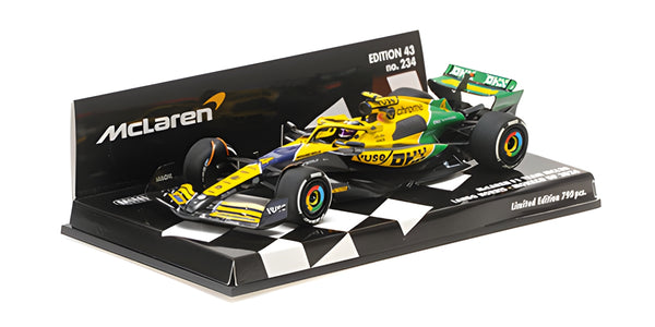 Miniature F1 McLaren MCL60 Lando Norris GP Monaco 2023 Neuf Miniature F1 McLaren MCL60 Lando Norris GP Monaco 2023 Neuf