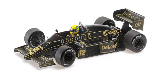 LOTUS RENAULT 98T AYRTON SENNA 1986 DIRTY VERSION 30TH ANNIVERSARY COLLECTION - 1/18 - Minichamps Senna Collection