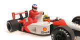 McLaren - Honda MP4/6 n.1 (1991) 1:18 – Ayrton Senna – With Jean Alesi Riding – Mexico GP - 540911828 - Minichamps