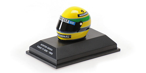 Ayrton Senna - Helmet 1985 First Win 1:8 - Minichamps