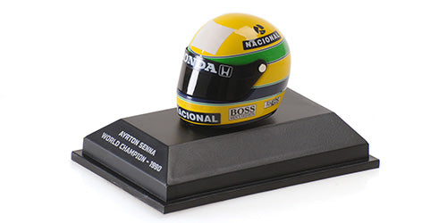 Ayrton Senna - Helmet 1990 World Champion 1:8 - Minichamps