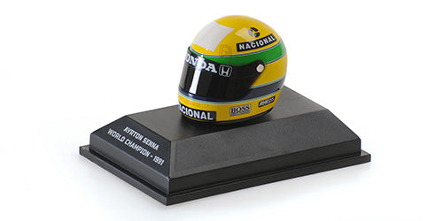 Ayrton Senna - Helmet 1991 World Champion 1:8 - Minichamps