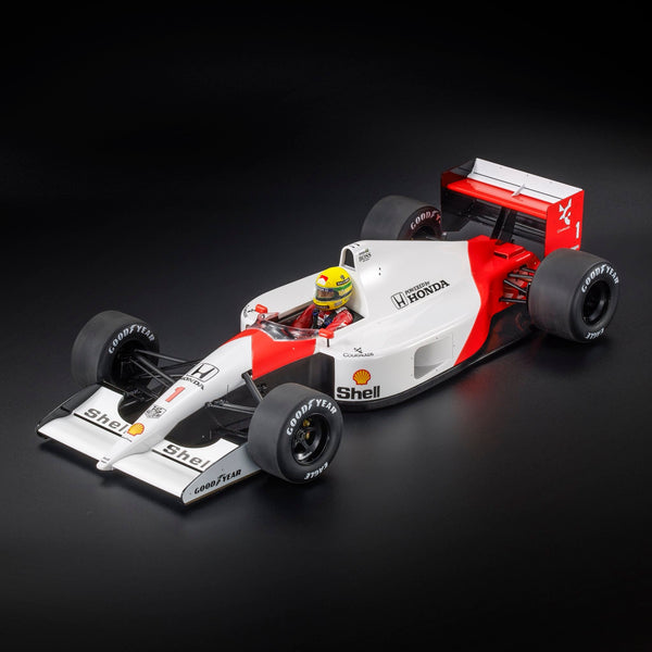 McLaren MP4/6 n°1 (1991) 1:12 - Ayrton Senna - Pole position & Winner Monaco GP - With Driver - GP1229BWD - GP Replicas