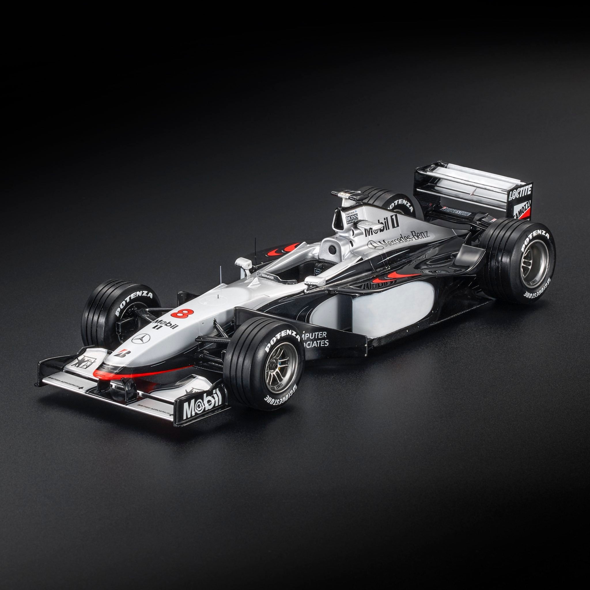 MINICHAMPS McLaren Mercedes MP4/13 WC 1998 Mika Hakkinen 1/18 186980008 MINICHAMPS McLaren Mercedes MP4/13 WC 1998 Mika Hakkinen 1/18 186980008