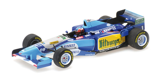BENETTON RENAULT B195 MICHAEL SCHUMACHER WINNER PACIFIC GP WORLD CHAMPION 1995 - 1/43 - Minichamps