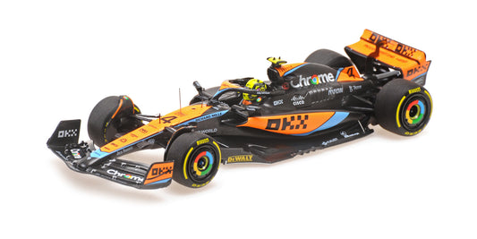 McLAREN MCL60 LANDO NORRIS 2ND PLACE HUNGARIAN GP 2023 - 1/43 - Minichamps
