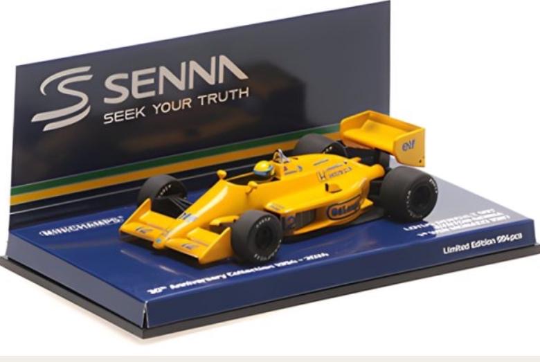 Lotus Renault 99T n°12 (1987) 1:43- Ayrton Senna - Dirty Version - W/