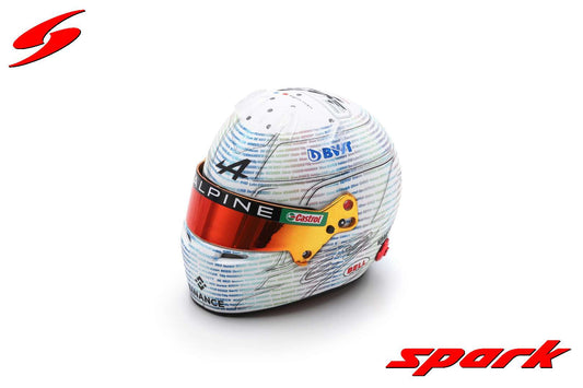 Esteban Ocon -  Helmet 1:5 (2023) - British GP - Spark