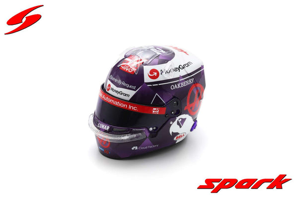 Kevin Magnussen Helmet 1:5 Monaco GP (2024) - Spark