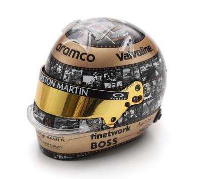 Fernando Alonso - Helmet - 1:5 (2024) - Mexican GP - Spark