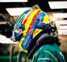 Helmet Fernando Alonso 2026 1:5 - Spark - 5HF250
