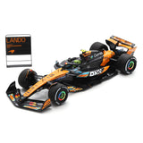 McLaren - F1 MCL39 n°4 (2025) 1:43 - Lando Norris - 3rd Abu Dhabi GP - World Champion - With Pit Board - S9678 - Spark