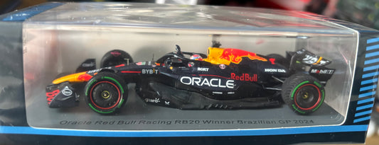 Red Bull - Oracle Racing RB20 n°1 (2024) 1:43 - Max Verstappen - Winner Brazil GP - Spark