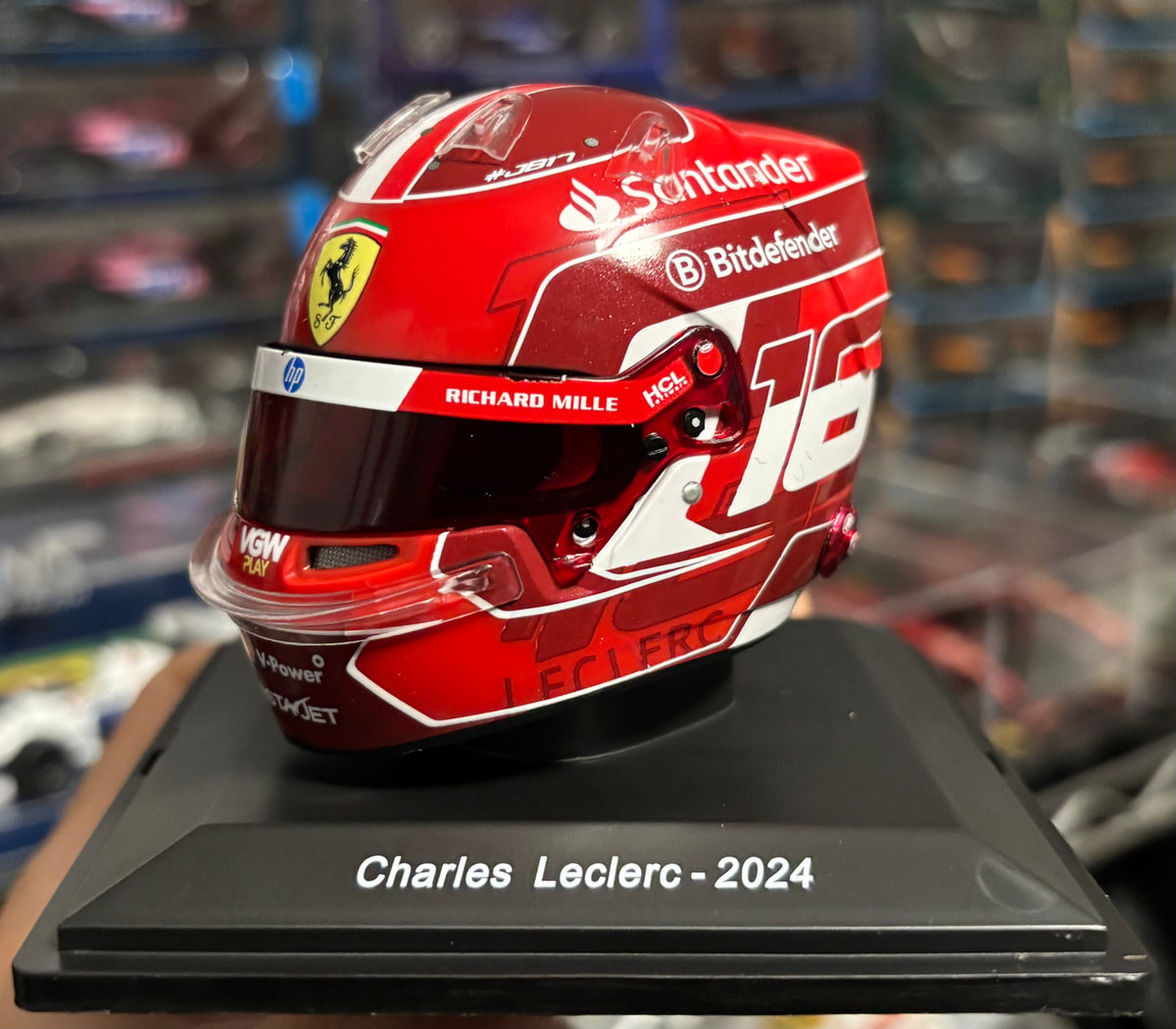 Charles Leclerc - Helmet 1:5 - 2024