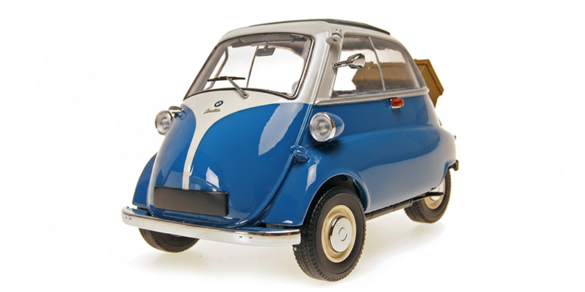 BMW ISETTA BLUE & WHITE 1955 - 1/18 - Minichamps