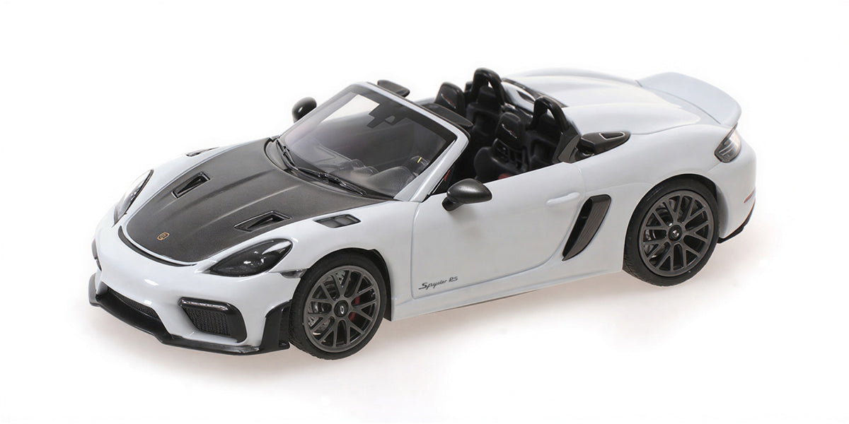 PORSCHE SPYDER RS WHITE WITH WEISSACH PACKAGE 2023 - 1/43 - Minichamps