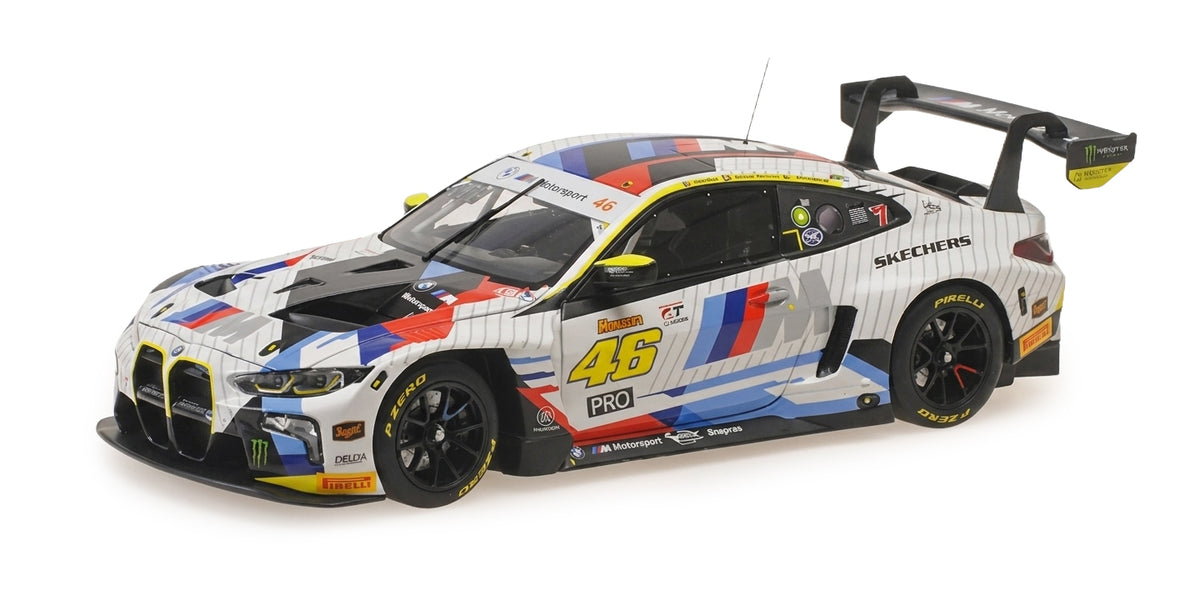 BMW M4 GT3 TEAM WRT VALENTINO ROSSI C.WEERTS R.MARCIELLO 12H BATHURST 2025 - 1/18 - Minichamps