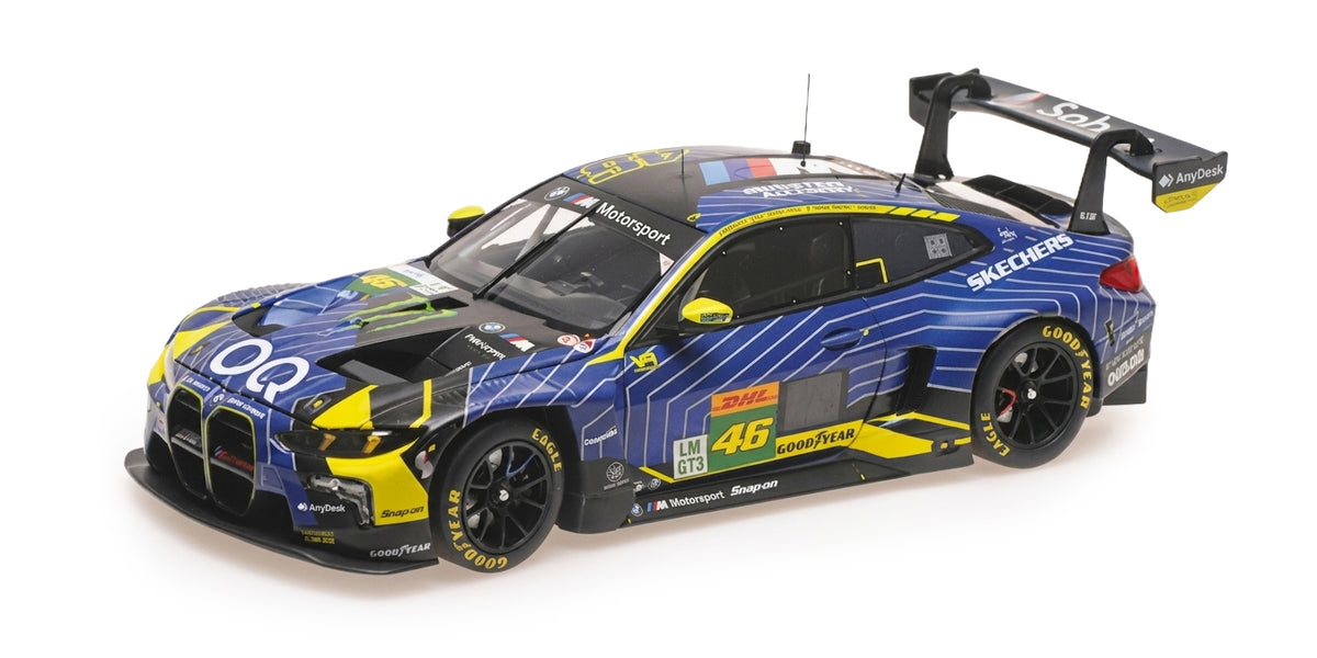 BMW M4 GT3 EVO TEAM WRT VALENTINO ROSSI AL-HARTHY K.VAN DER LINDE 1812KM QATAR 2025 - 1/18 - Minichamps