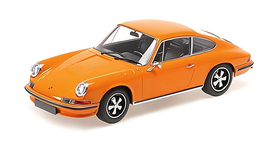 PORSCHE 911 S ORANGE 1972 - 1/18 - Minichamps