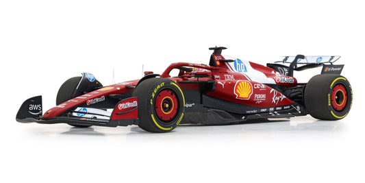 FERRARI SF-25 CHARLES LECLERC SPRINT RACE CHINA GP 2025 WITH DRIVER FIGURINE - 1/18 - BBR MODELS