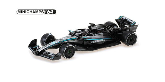 MERCEDES AMG W16 GEORGE RUSSELL 3RD PLACE CHINA GP 2025 - 1/64 - Minichamps