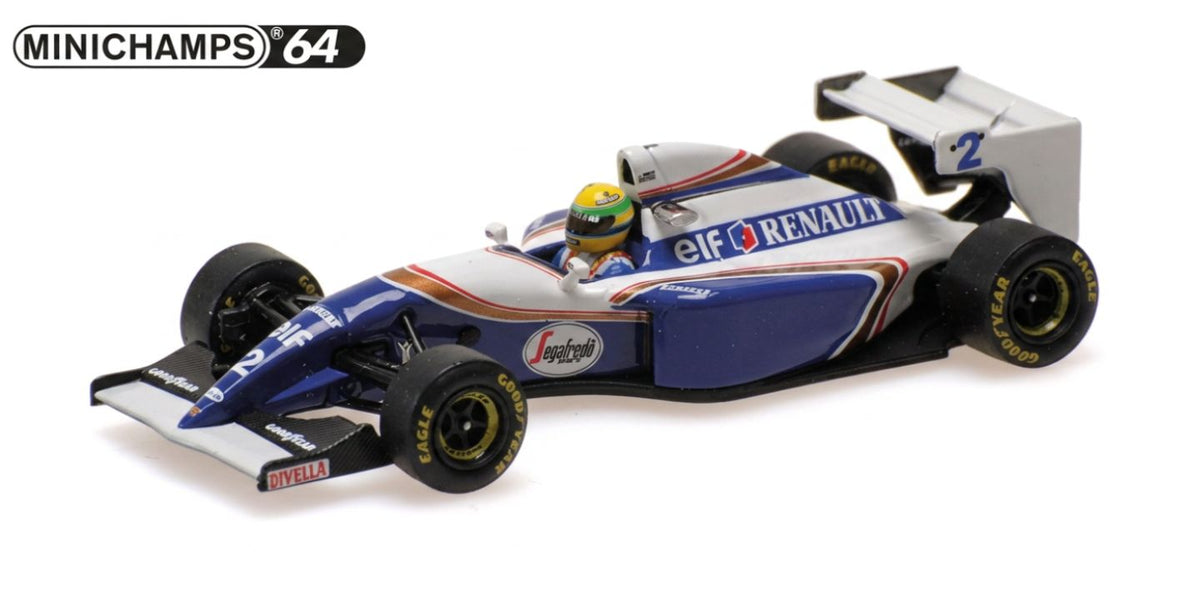 WILLIAMS RENAULT FW16 AYRTON SENNA PACIFIC GP 1994 - 1/64 - Minichamps Senna Collection