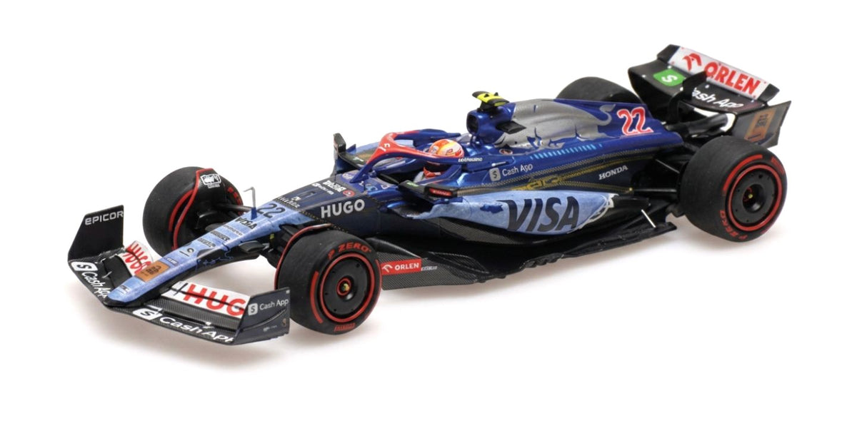 VISA CASH VCARB 01 DANIEL RICCIARDO FINAL RACE SINGAPORE GP 2024 - 1/43 - Minichamps