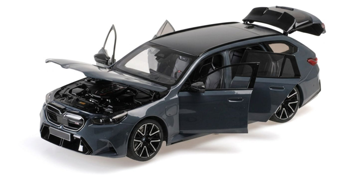 BMW M5 TOURING GREY METALLIC 2024 - 1/18 - Minichamps