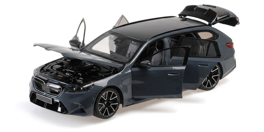 BMW M5 TOURING GREY METALLIC 2024 - 1/18 - Minichamps
