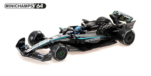 MERCEDES AMG W16 GEORGE RUSSELL WINNER CANADA GP 2025 - 1/64 - Minichamps