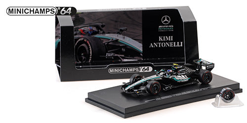 MERCEDES AMG W17 KIMI ANTONELLI 1ST POLE POSITION CHINESE GP 2026 WITH POLE POSITION TYRE - 1/64 - Minichamps