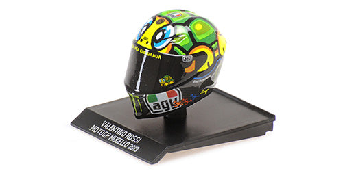CASCO VALENTINO ROSSI MOTOGP MUGELLO 2013 - 1/10 - Minichamps
