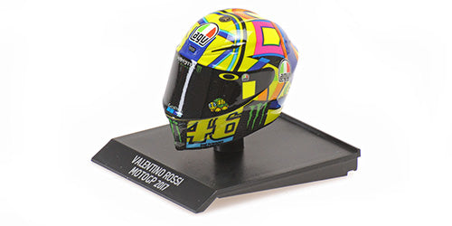 CASCO VALENTINO ROSSI MOTOGP 2017 - 1/10 - Minichamps