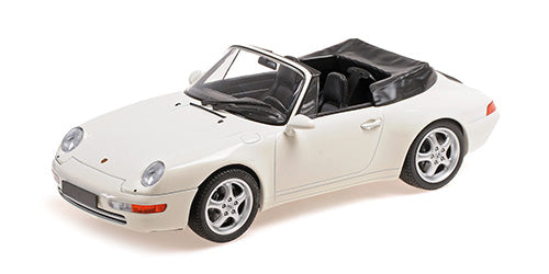 PORSCHE 911 (993) CABRIOLET WHITE 1994 - 1/18 - Minichamps