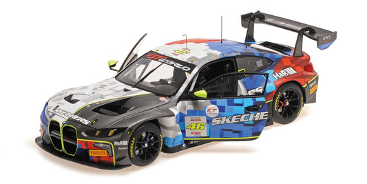 BMW M4 GT3 EVO TEAM WRT VALENTINO ROSSI MAGNUSSEN RAST 24H SPA 2025 - 1/18 - Minichamps