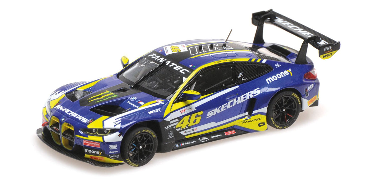 BMW M4 GT3 TEAM WRT VALENTINO ROSSI MARTIN FANATEC GT WORLD CHALLENGE EUROPE BRANDS HATCH 2023 - 1/43 - Minichamps
