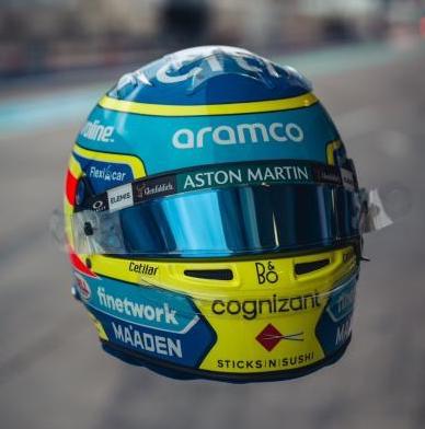 bell alonso helmet Fernando Alonso - 2025 - Helmet 1:2