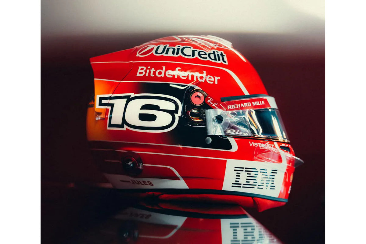 Charles Leclerc Monza GP Helmet 2026 1:5 - Looksmart - LSHEL039