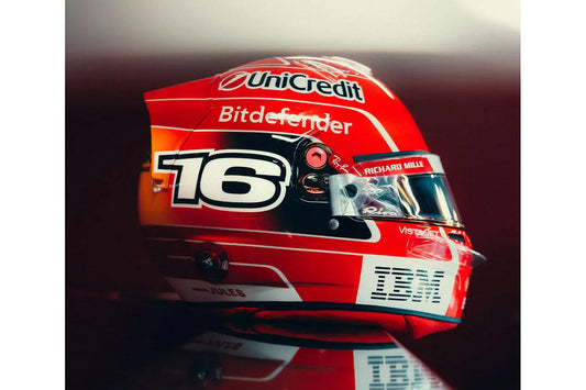 Charles Leclerc Monza GP Helmet 2026 1:5 - Looksmart - LSHEL039